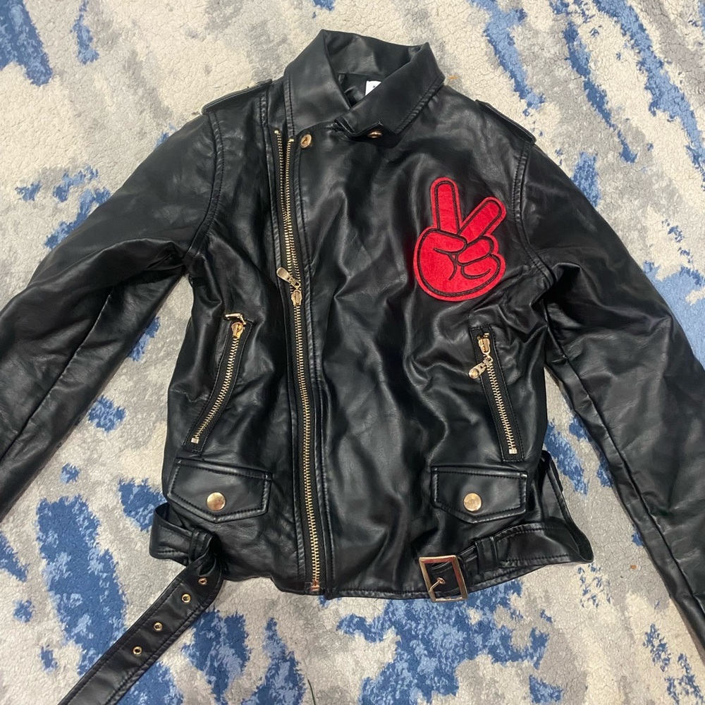 Girls moto jacket